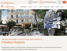 Tablet Screenshot of margheritaresidence.com